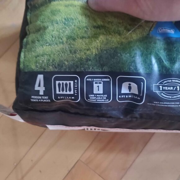 New * Coleman Skydome Camping Tent - Picture 3 of 4